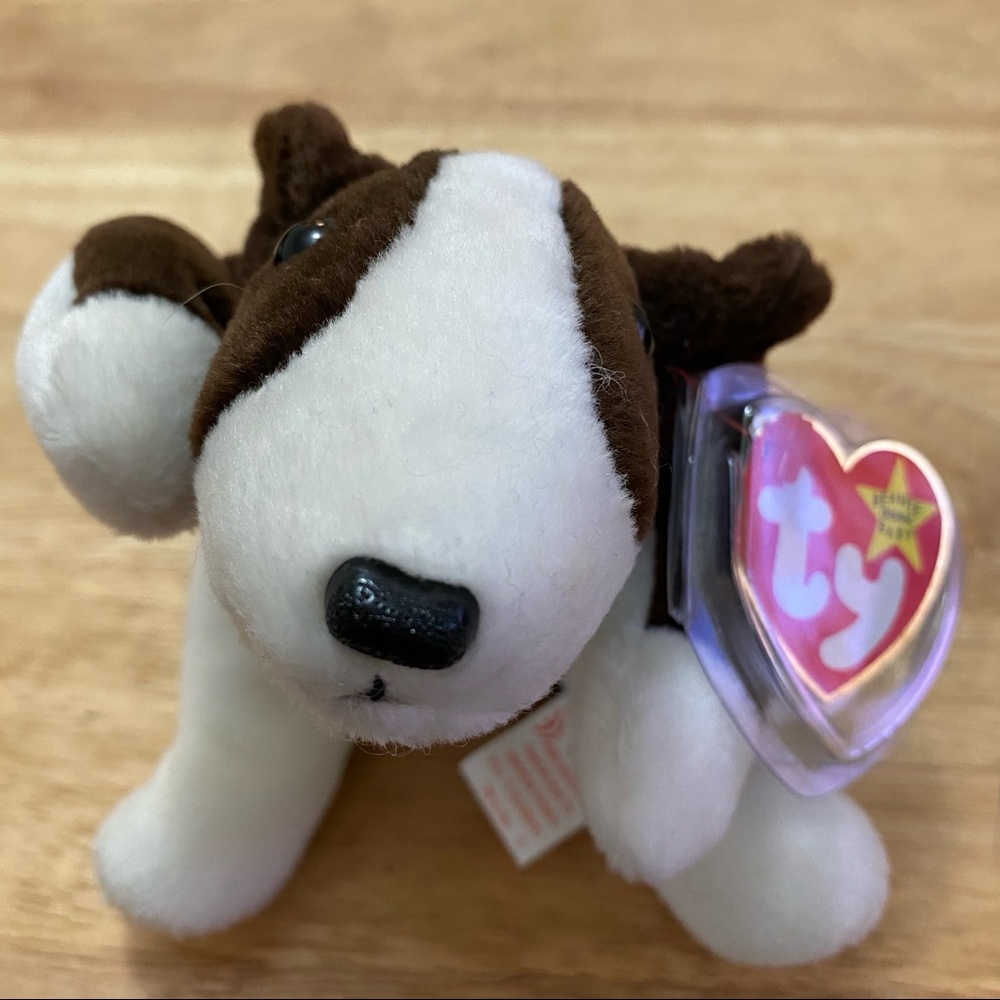 Ty Beanie Baby Bruno ‘let’s Talk About Bruno’ the Dog Birthday September 9 1997.